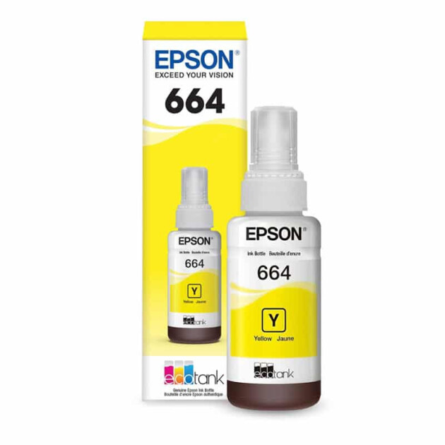 Botella EPSON 664 x 70ml L200 / L210 / L355 Amarillo (T664420)